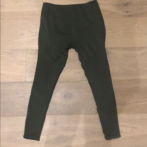 Fabletics Army Green Moto Leggings